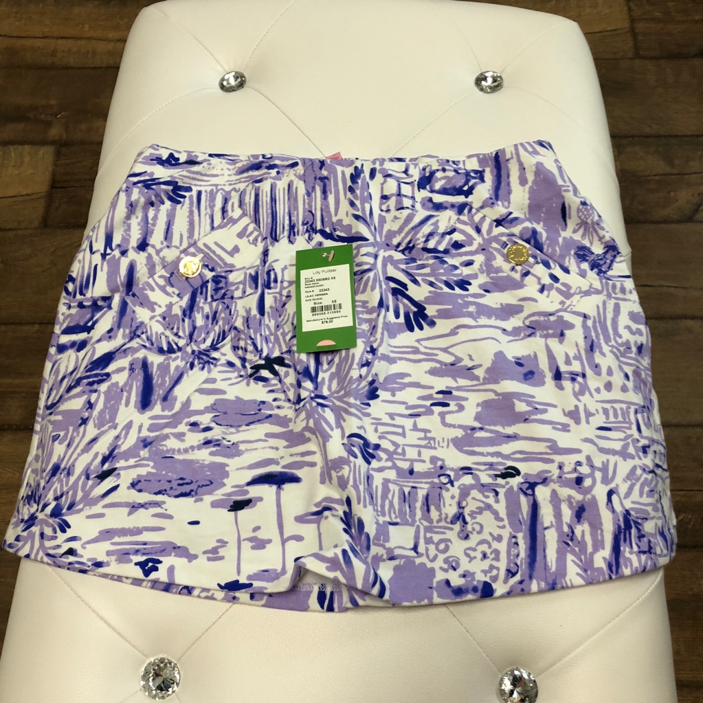 Lilly Pulitzer Madison Skort Lilac Verbena Rock The Dock Size Medium & Large